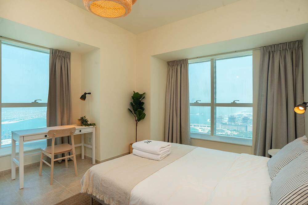 kennedy towers dubai marina elite residence bedroom views