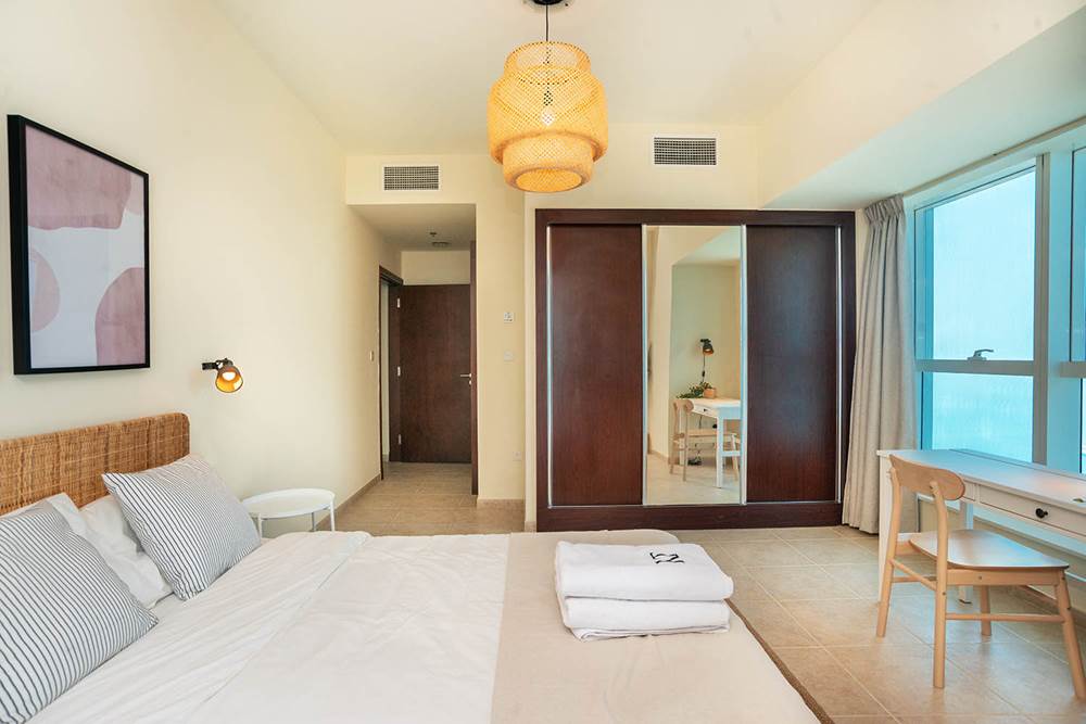 kennedy towers dubai marina elite residence bedroom 1 with view