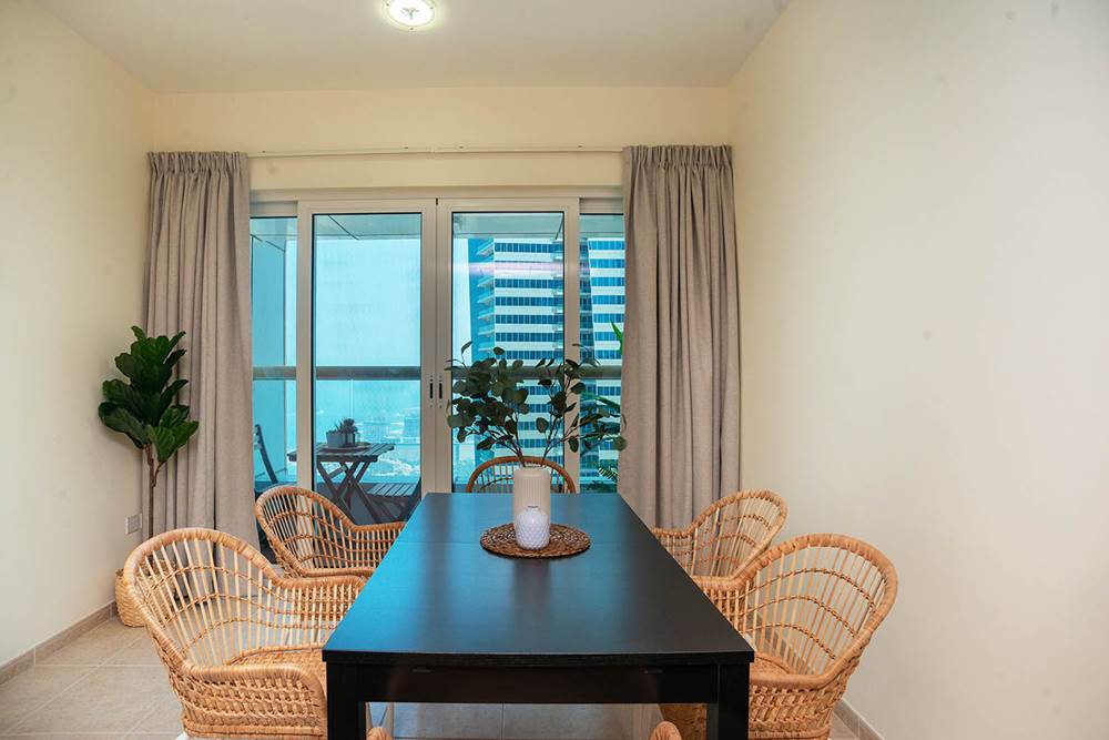 kennedy towers dubai marina elite residence dining area